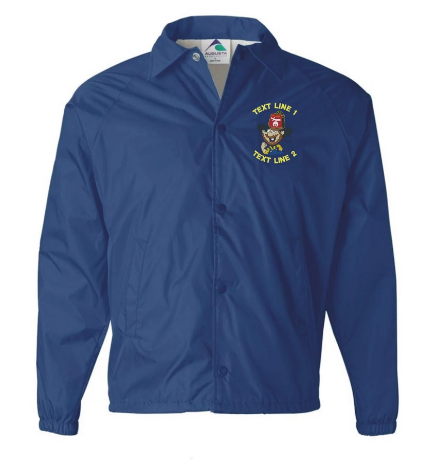 Shriner Hillbilly Coaches Jacket / Windbreaker #941 (image for) Shriner Hillbilly Coaches Jacket / Windbreaker #941
